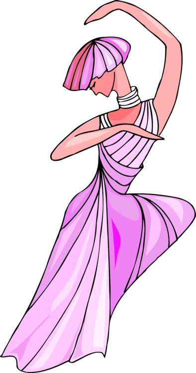 394x750 Ballet Dancer Watercolor Painting Free Commercial Clipart - Watercolor Dance Dress