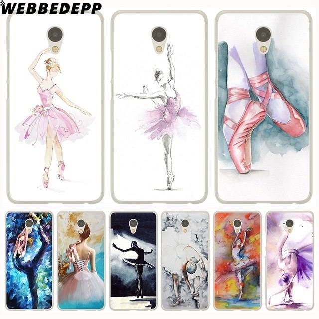 640x640 Webbedepp Ballet Dancer Watercolor Painting Phone Case For Meizu - Watercolor Dancer