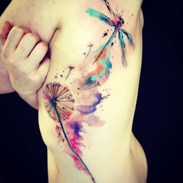 600x600 45 Dandelion Tattoo Designs For Women Art And Design - Watercolor Dandelion Tattoo