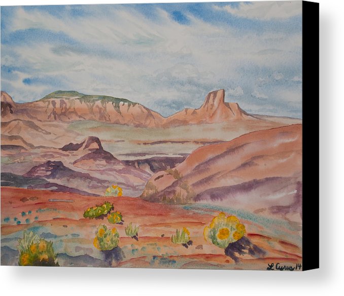 678x584 Watercolor - Watercolor Desert Landscape