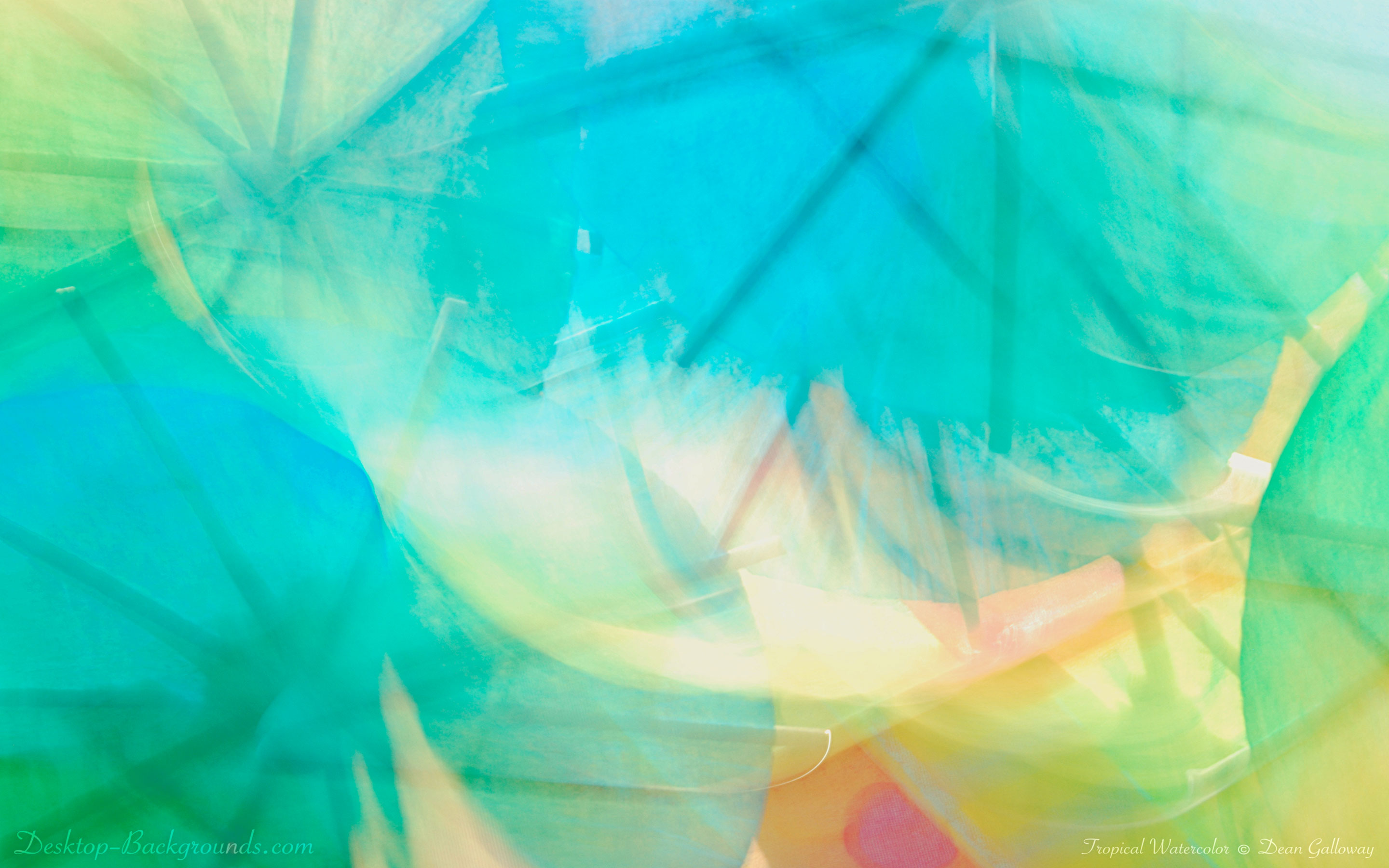 2880x1800 Tropical Watercolor ~ Desktop - Watercolor Desktop