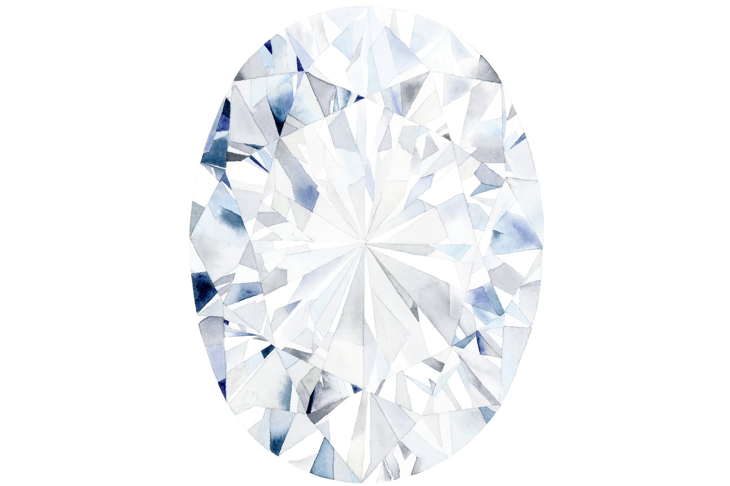 1500x1000 Watercolor Diamond Painting - Watercolor Diamond