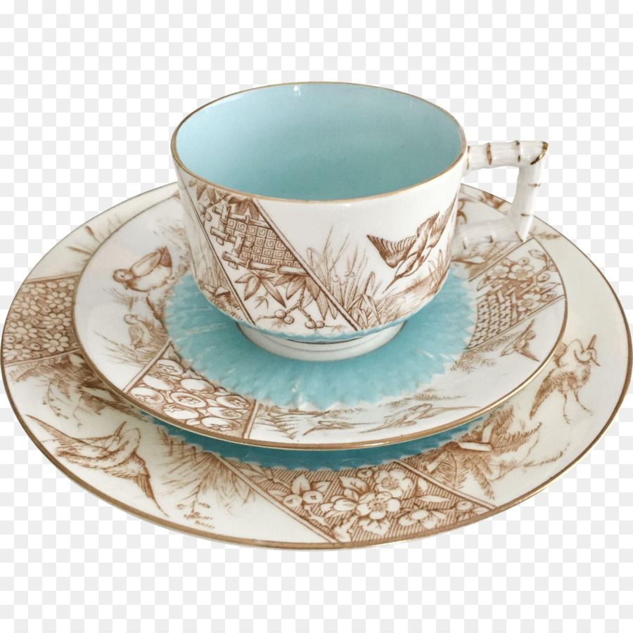 900x900 Saucer Tableware Teacup Porcelain Plate - Watercolor Dinnerware