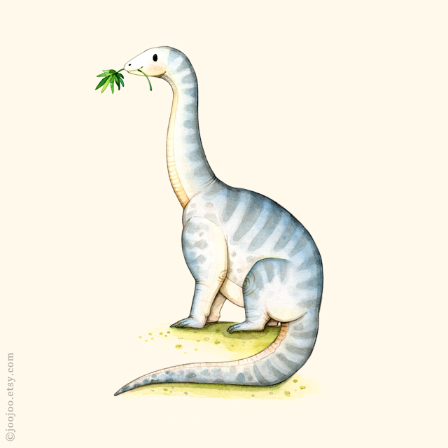 640x640 Joojoo M Is For Melanorosaurus . Watercolor Dinosaurs - Watercolor Dinosaur