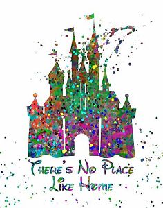 Download Watercolor Disney Castle at PaintingValley.com | Explore collection of Watercolor Disney Castle