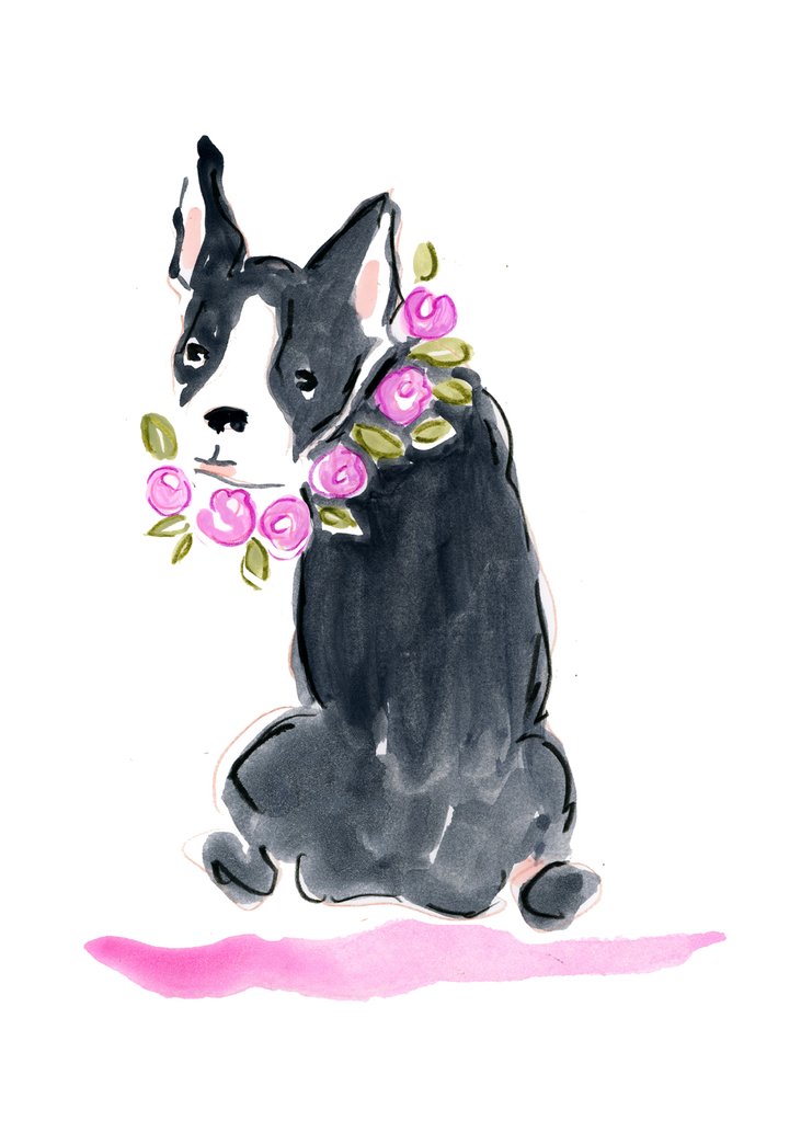731x1023 Watercolor Dogs Clip Art Collection - Watercolor Dog Art