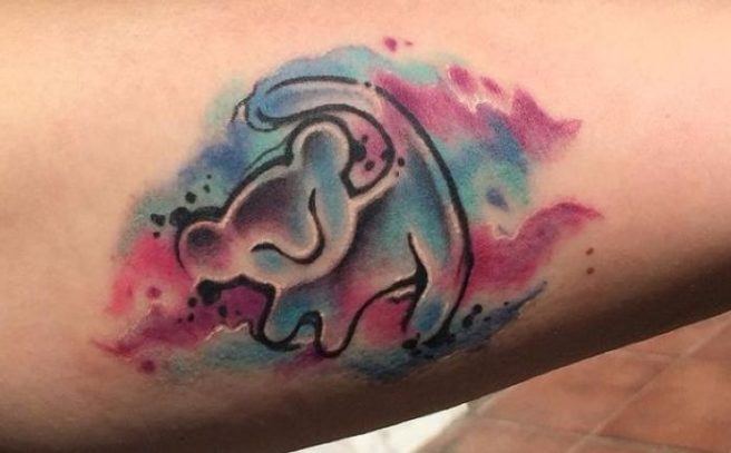 656x407 Our 10 Favourite Watercolour Tattoos, That Are So Worthy - Watercolor Dolphin Tattoo