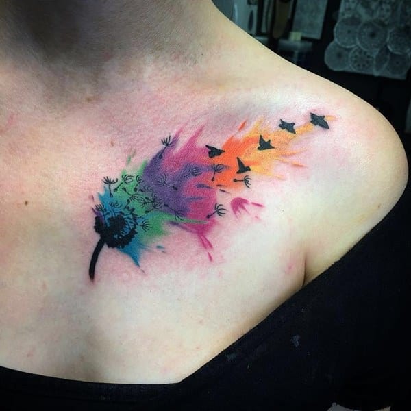 600x600 99 Artistic Watercolor Tattoos That Are Living Works Of Art - Watercolor Dolphin Tattoo