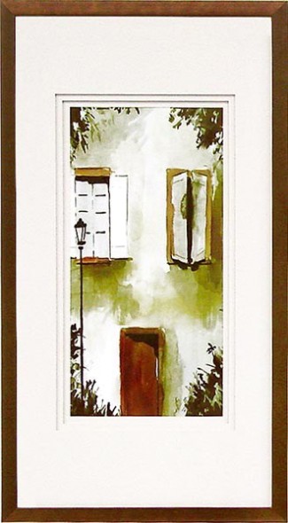 325x590 Framed Watercolor Door I - Watercolor Door