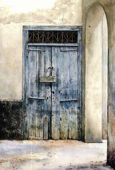 236x350 89 Best Watercolor - Watercolor Door