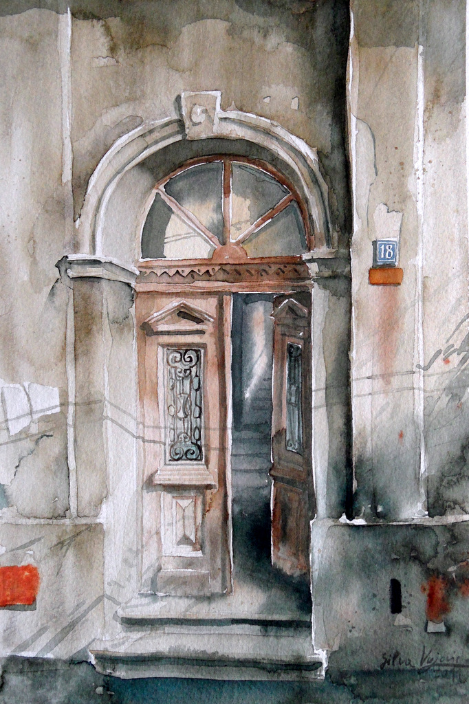 682x1024 Silva Vujovic - Watercolor Door