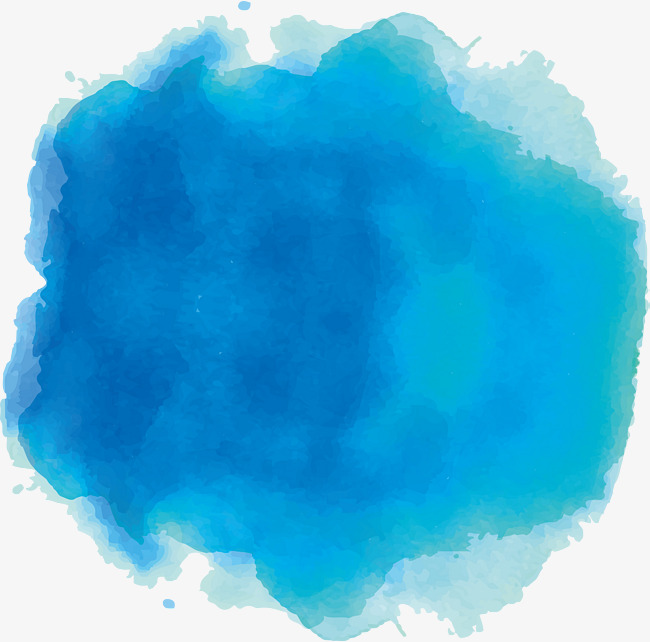 650x642 Sky Blue Watercolor Dot, Vector Png, Ink, Blue Dots Png And Vector - Watercolor Dots