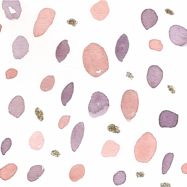 626x626 Watercolor Dots With Soft Colors Vector Free Download - Watercolor Dots