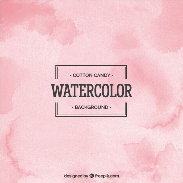 626x626 Cotton Cady Watercolor Background Vector Free Download - Watercolor Download