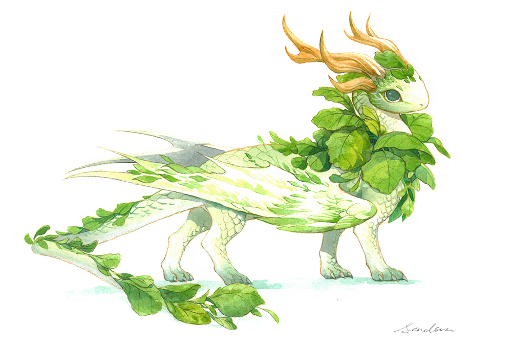 1000x676 Watercolor Dragon 1 - Watercolor Dragon