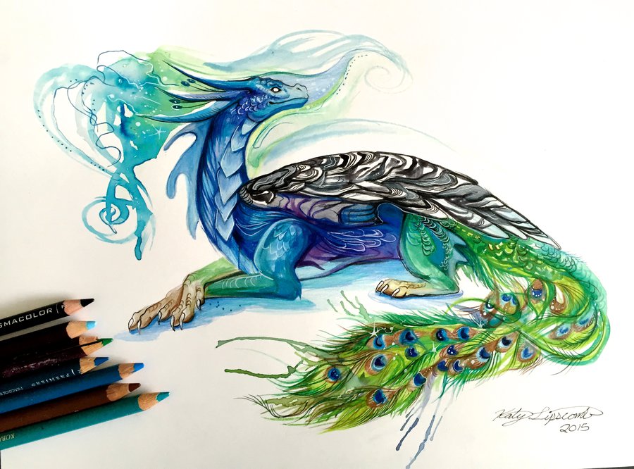 900x666 Design Stack A Blog About Art, Design And Architecture Fantasy - Watercolor Dragon Paintings