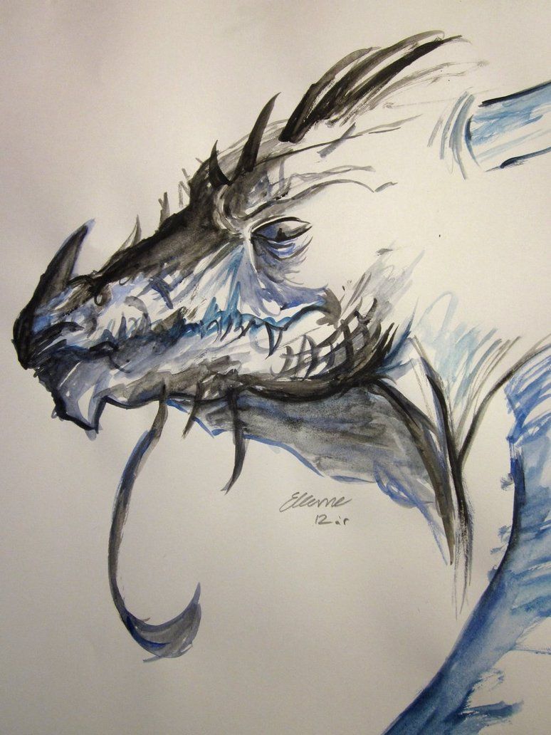 774x1032 Watercolor Dragon By ~owldeerforest Tattoo - Watercolor Dragon Paintings