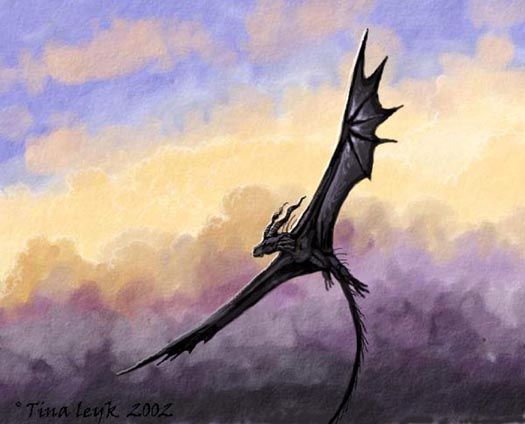 525x424 Painting Dragons In Watercolor - Watercolor Dragon Paintings