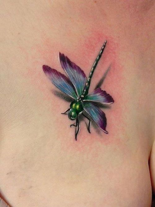 500x669 Dragonfly Tattoo Dragonfly Tattoo, Tattoos And Body Art And 3) - Watercolor Dragonfly Tattoo