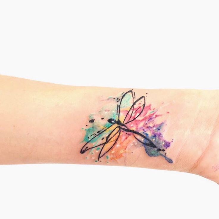 736x736 Dragonfly Tattoo Design Dragonfly Tattoo And Watercolor Tattoos - Watercolor Dragonfly Tattoo