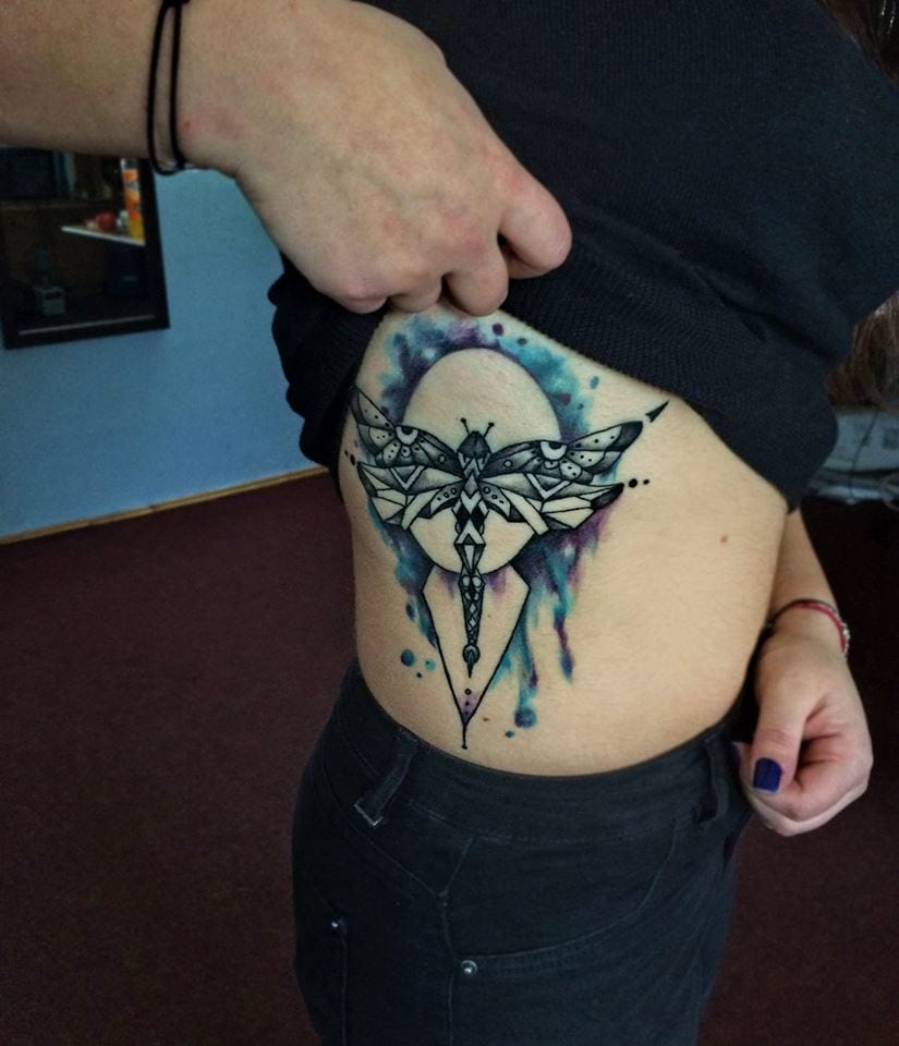 825x960 Watercolor Dragonfly Tattoo - Watercolor Dragonfly Tattoo