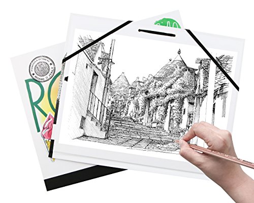 500x400 Unigift Waterproof Color Cover Clip Sketch Paper Drawing Board - Watercolor Drawing Board
