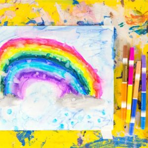 300x300 Geometric Watercolor Art - Watercolor Drawing Ideas