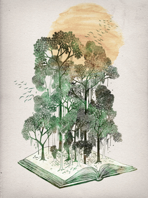500x668 Best Art Tumblr Watercolor Book Tree Images On Designspiration - Watercolor Drawings Tumblr