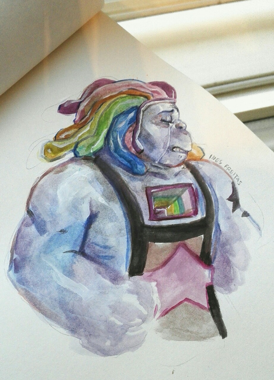 922x1280 Onenessteam Art Tumblr Are All (Ines) Some Bismuth - Watercolor Drawings Tumblr