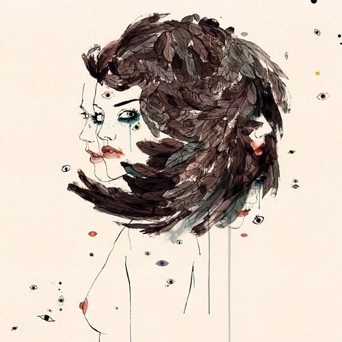 500x500 Tumblr Conrad Roset Inspiration Exhibitions - Watercolor Drawings Tumblr