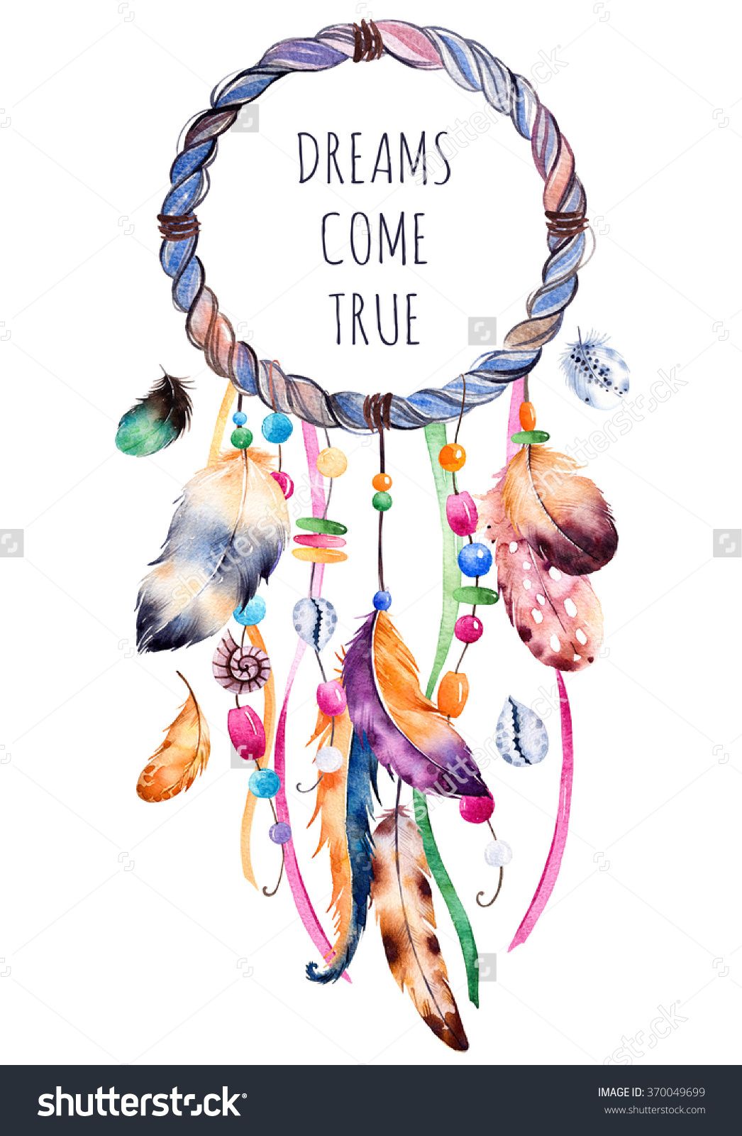 1046x1600 Ver Imagen Original Inked In 2018 Watercolor - Watercolor Dreamcatcher