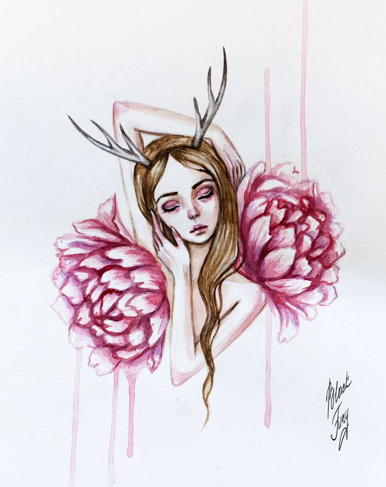 793x1000 Watercolor Dreams By Blackfurya Black Furya - Watercolor Dreams