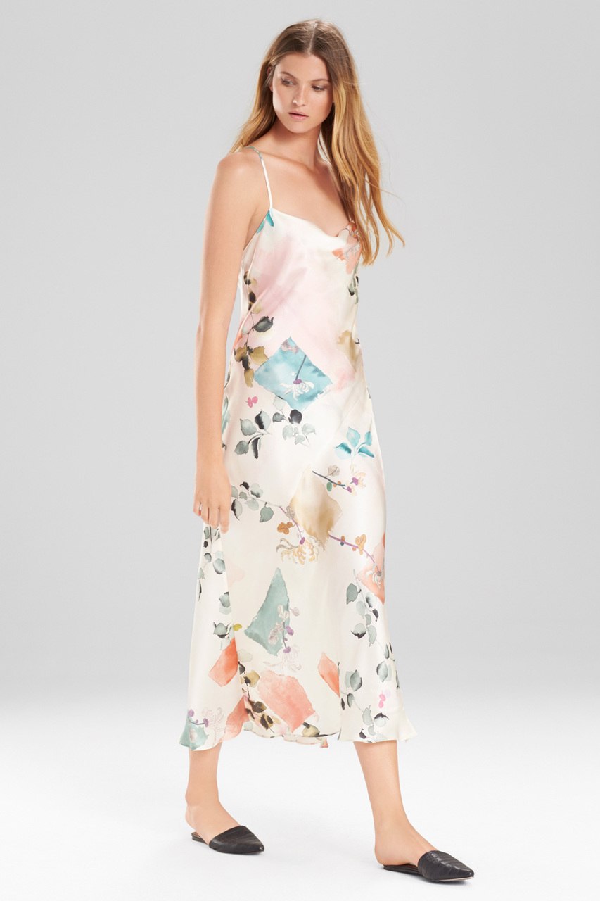 853x1280 Josie Natori Watercolor Gown - Watercolor Dress
