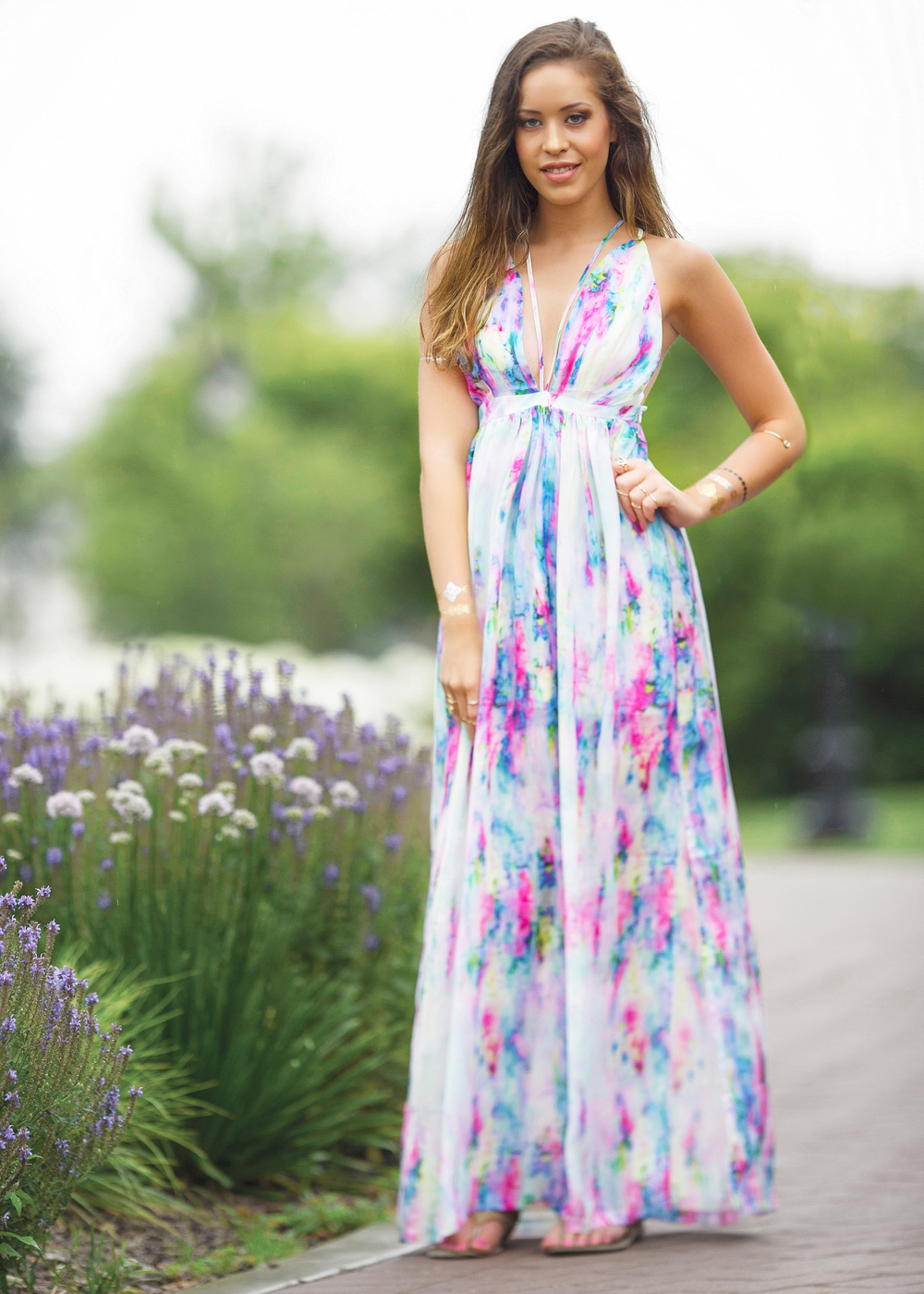 Watercolor Dress at PaintingValley.com | Explore collection of ...