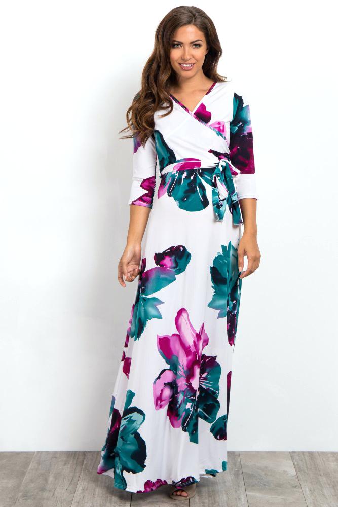 667x1000 Watercolor Dress Long Justmma - Watercolor Dress Long
