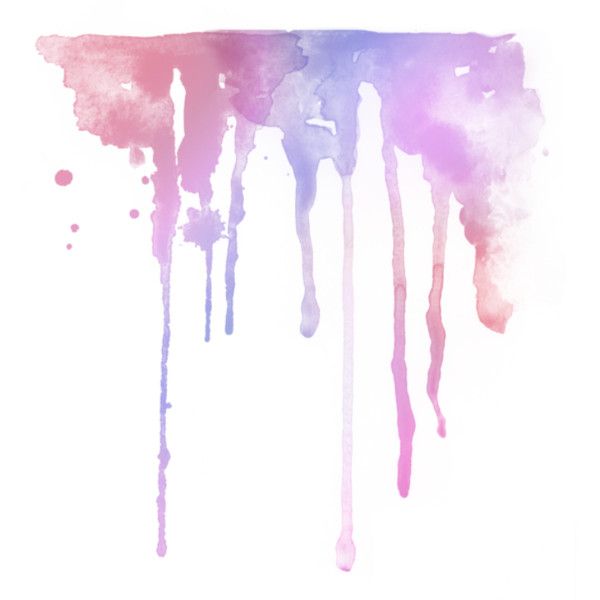 600x600 Watercolor Drips Found On Polyvore Art Watercolor - Watercolor Drip