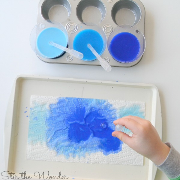 600x600 Icicle Garland Watercolor Drip Painted Craft For Kids Stir The - Watercolor Drip Painting