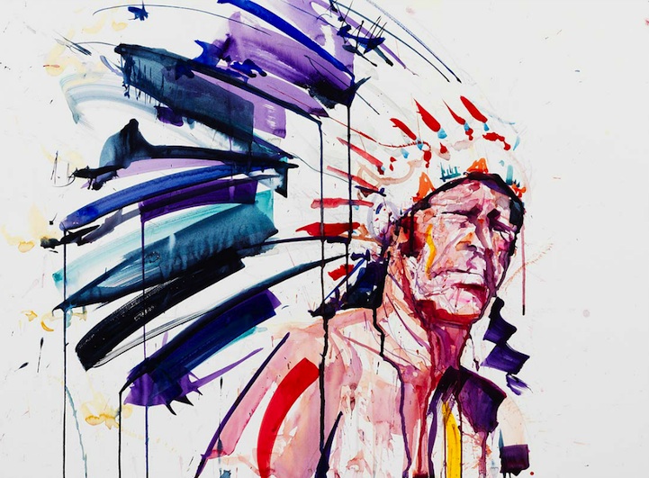 721x531 Watercolor Drip Painting - Watercolor Drip Painting