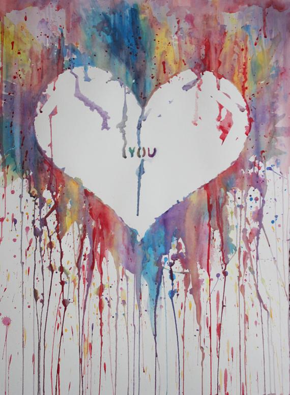 570x776 Watercolor Drip Painting - Watercolor Drip Painting