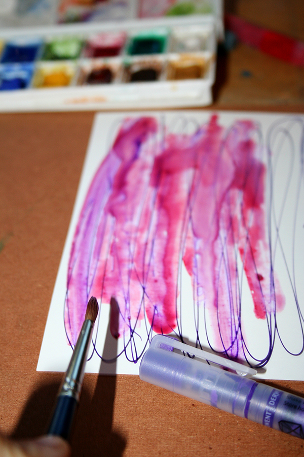 600x900 8 Abstract Watercolor Techniques To Try - Watercolor Drip Painting