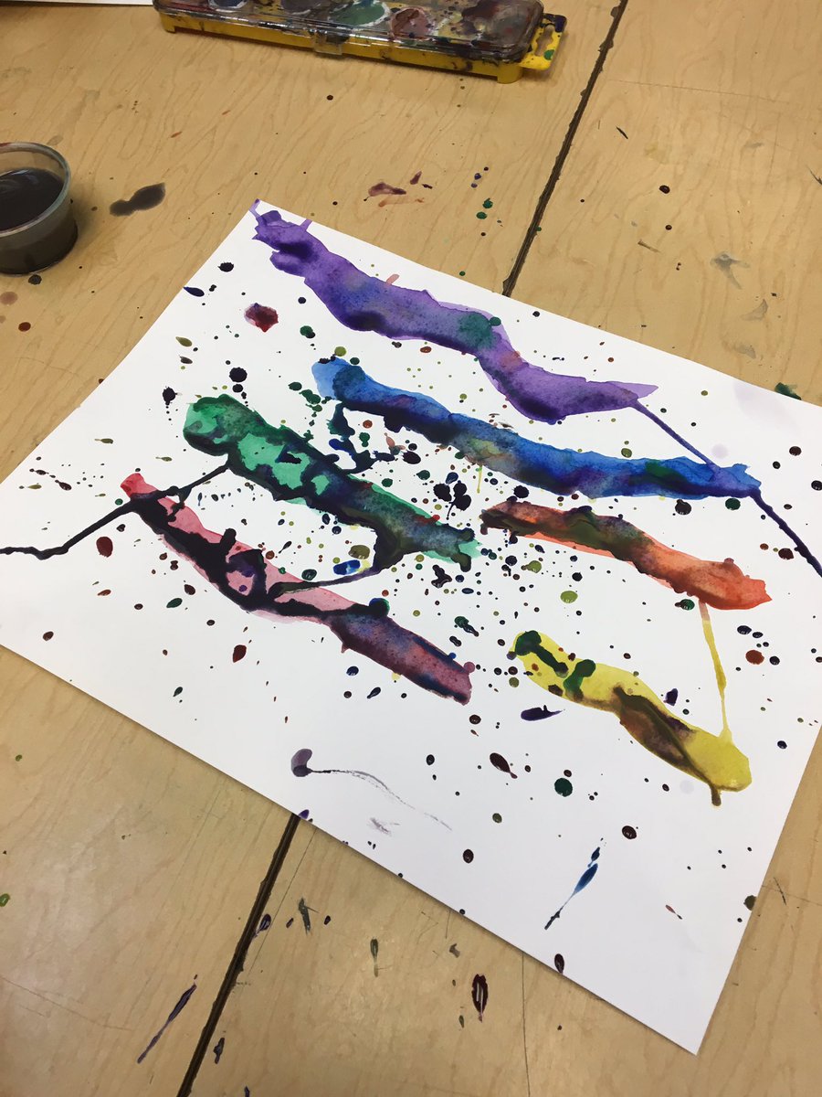 900x1200 Rachel Tilseth On Twitter Controlled Drip (Technique) Watercolor - Watercolor Drip Technique