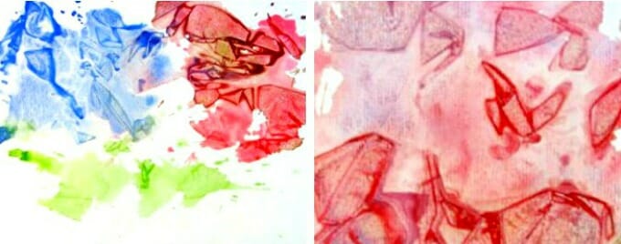 680x268 Watercolor Plastic Wrap Technique - Watercolor Drip Technique