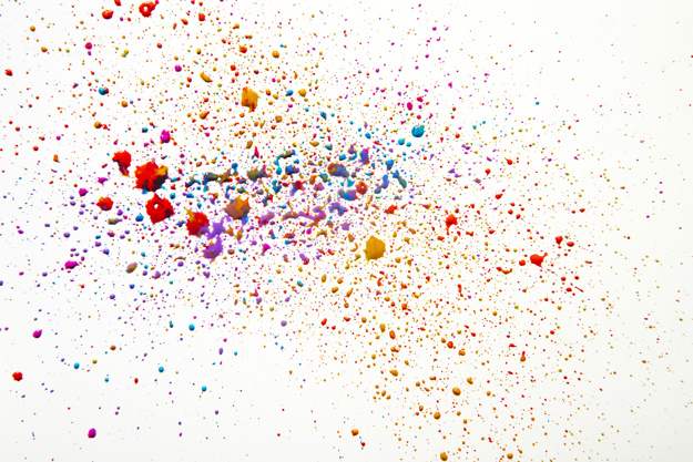 625x417 Colorful Mess Of Watercolor Drops Photo Free Download - Watercolor Drops