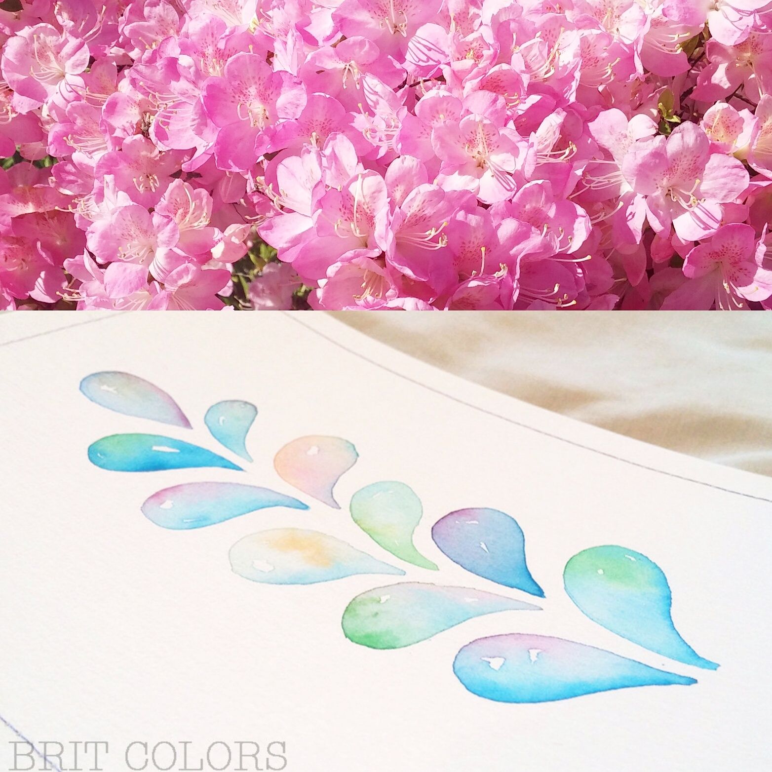 1564x1564 Watercolor Drops By Britcolors Handmade Colorful Watercolor - Watercolor Drops