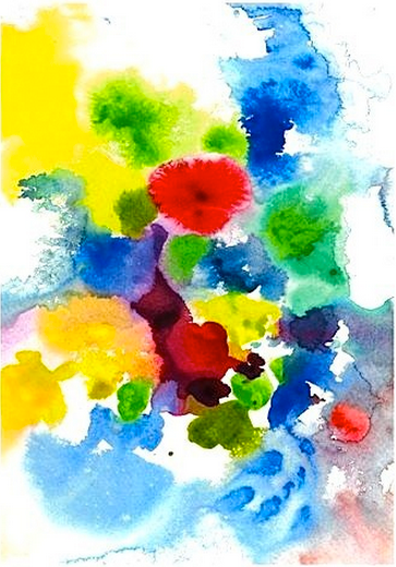 363x520 Art Journal Therapy Activity - Watercolor Drops