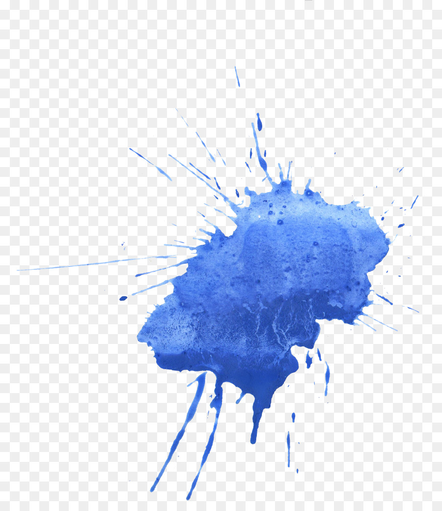 900x1040 Blue Watercolor Painting Ink - Watercolor Drops