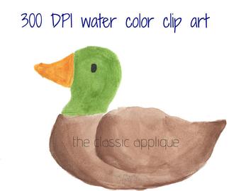 340x270 Duck Watercolor Etsy - Watercolor Duck