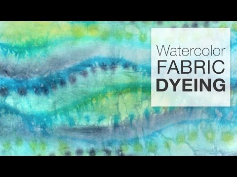 480x360 How To Dye Fabric - Watercolor Dye Fabric