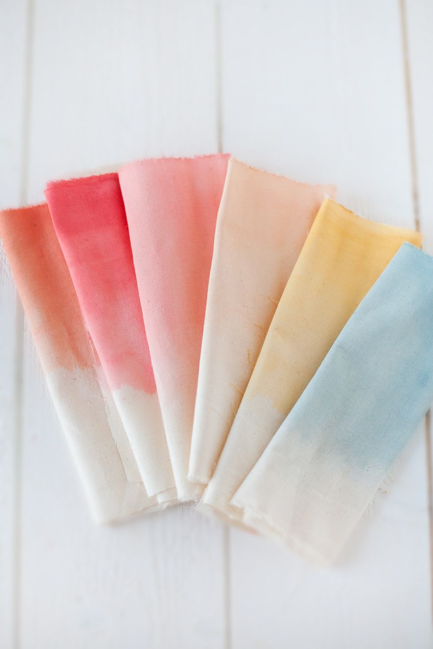850x1275 Watercolor Napkins In 2018 Wedding Inspirations - Watercolor Dye Fabric