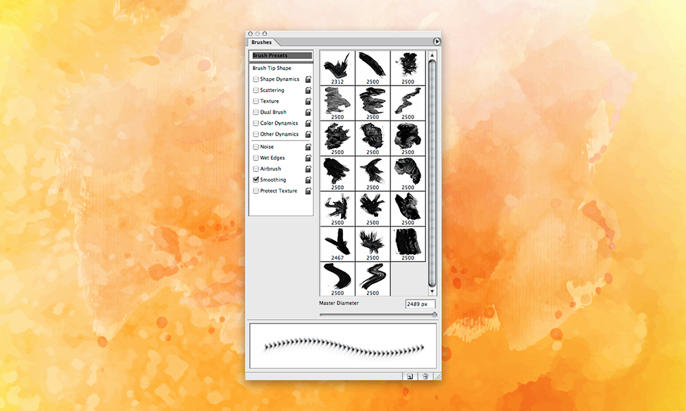 1000x600 Free Hi Res Watercolor Photoshop Brushes Set Ii - Watercolor E